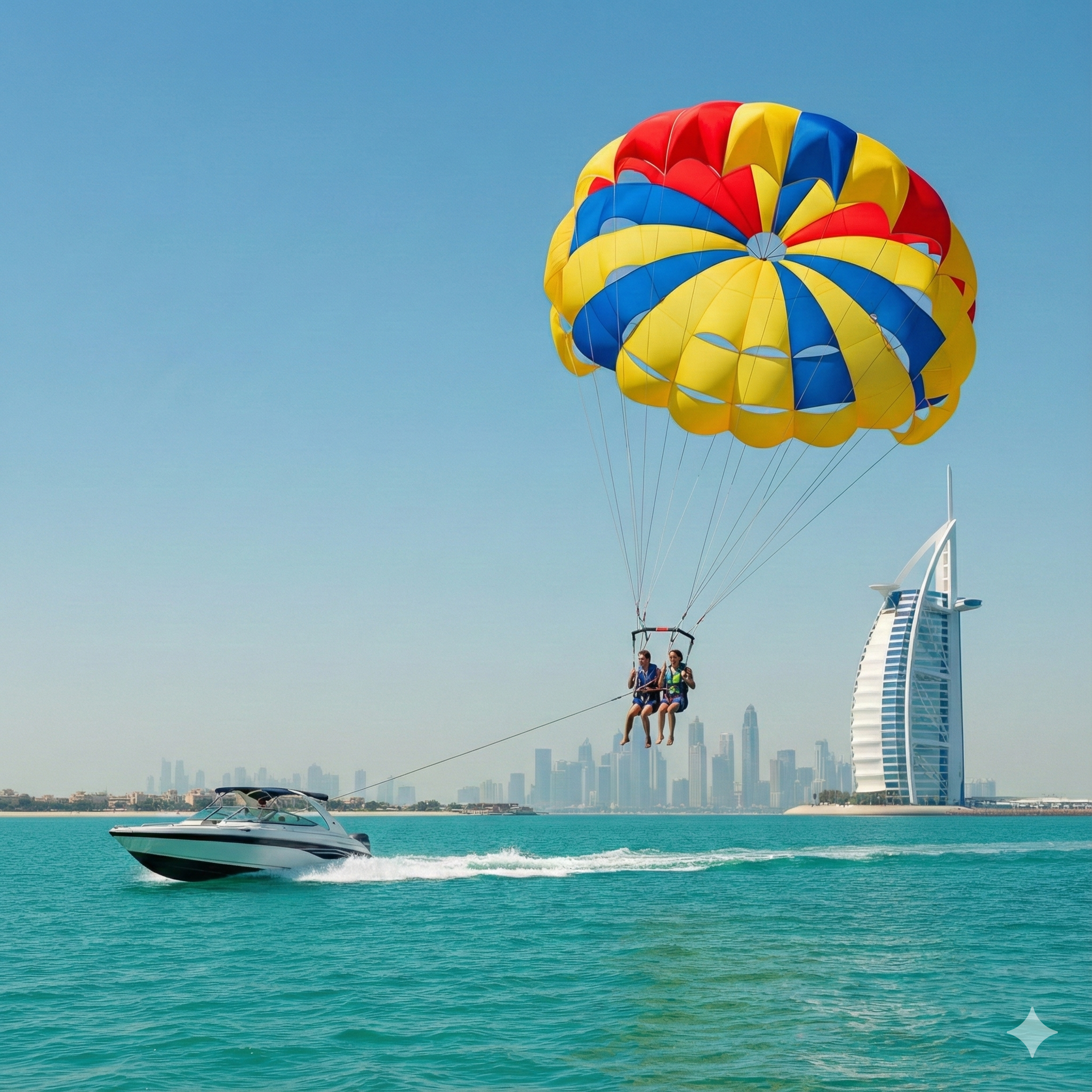 DOUBLE PARASAILING 15 Min - BURJ AL ARAB SIDE