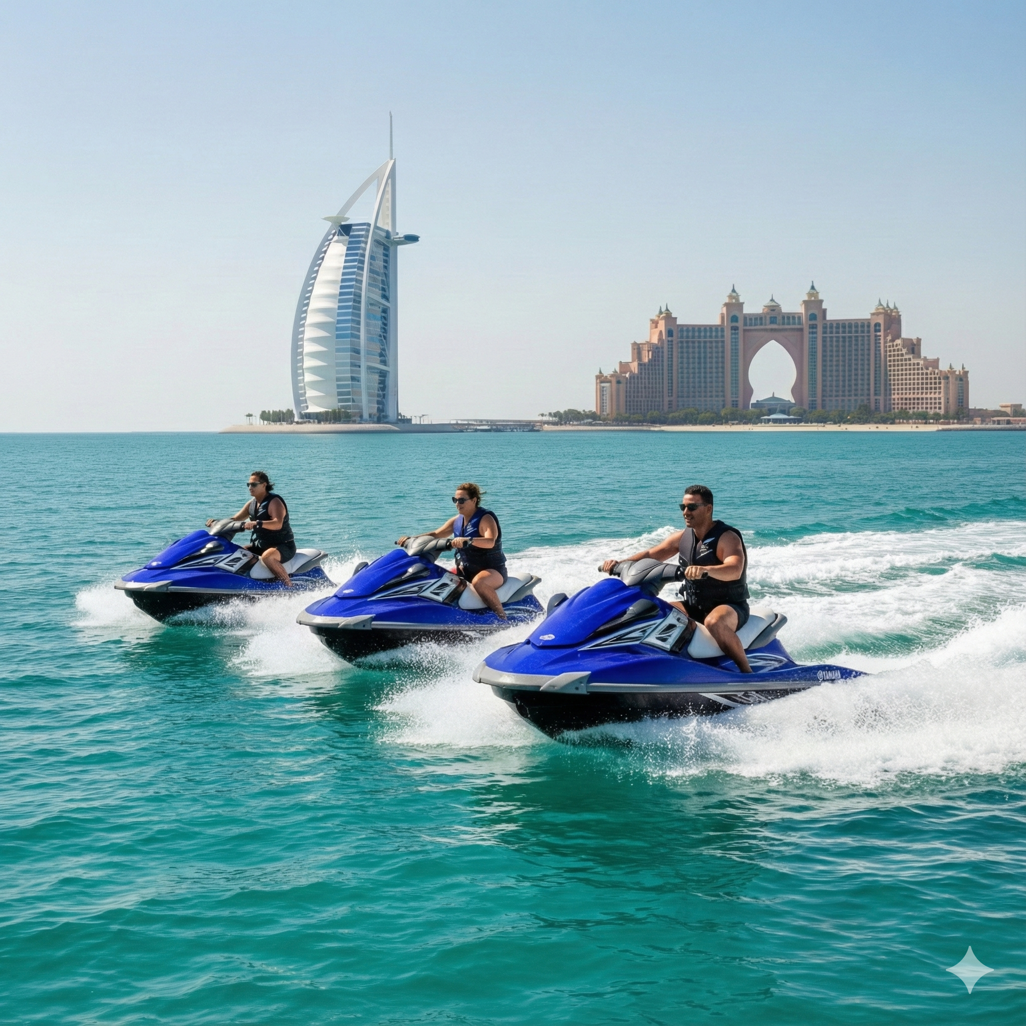 YAMAHA JETSKI TOUR BURJ AL ARAB & ROYAL ATLANTIS - 60 Min